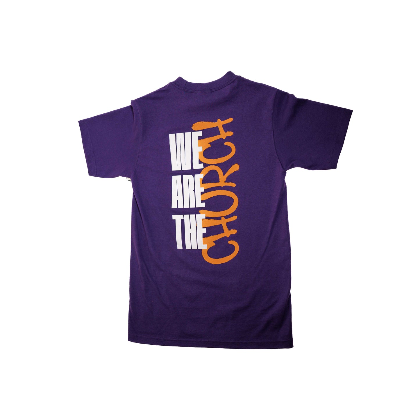 "We Are The Church" Purple Short Sleeve Tee