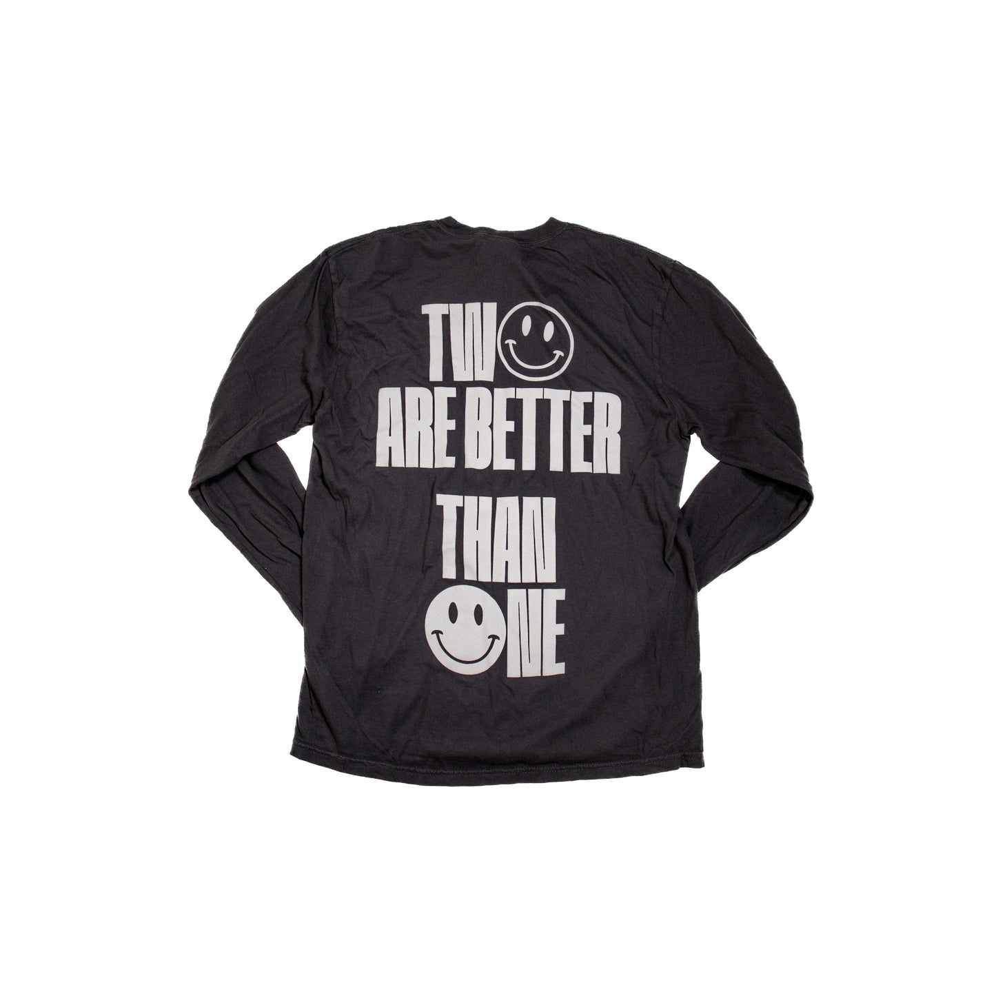 "Two Are Better Than One" Black Long Sleeve Tee