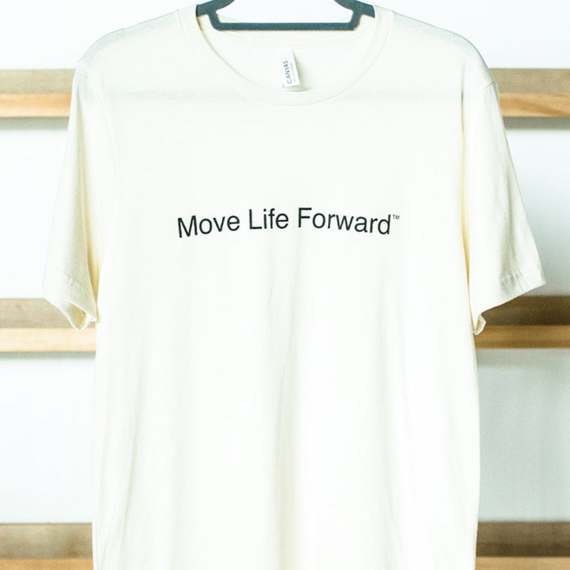 Unisex Move Life Forward SS Oat Tee