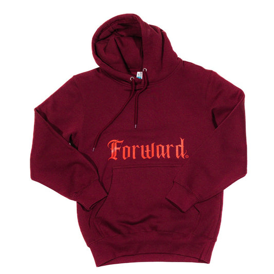 "Forward" Burgundy Hoodie