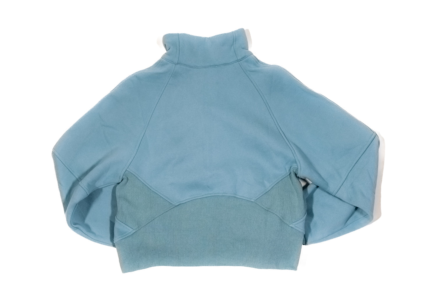 Pale Blue Half-Zip Sweatshirt