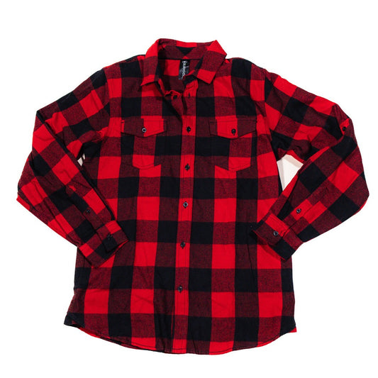 Red Buffalo Plaid Flannel with CC Icon